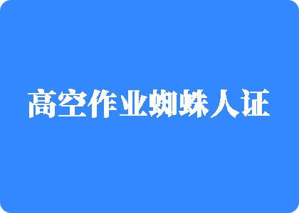 鸡巴操穴穴无码在线观看直播高空作业蜘蛛人证